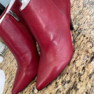 Vince Camuto red heel boots